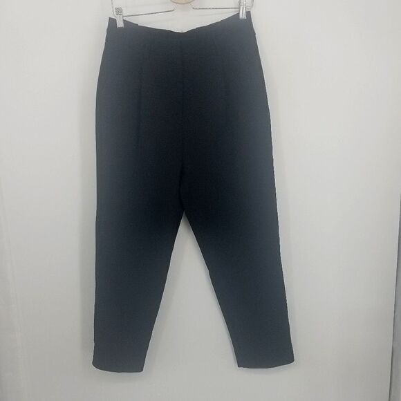 TOPSHOP High Waisted Straight Leg Paper Bag Trousers - Picture 1 of 11